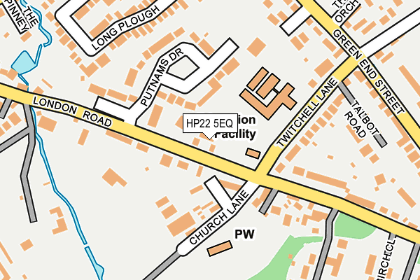 HP22 5EQ map - OS OpenMap – Local (Ordnance Survey)