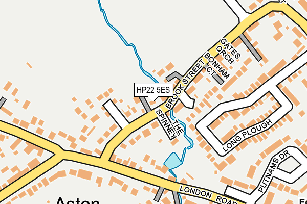 HP22 5ES map - OS OpenMap – Local (Ordnance Survey)