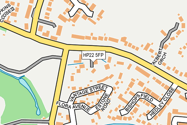 HP22 5FP map - OS OpenMap – Local (Ordnance Survey)