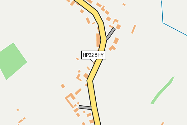 HP22 5HY map - OS OpenMap – Local (Ordnance Survey)