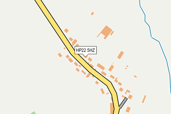 HP22 5HZ map - OS OpenMap – Local (Ordnance Survey)
