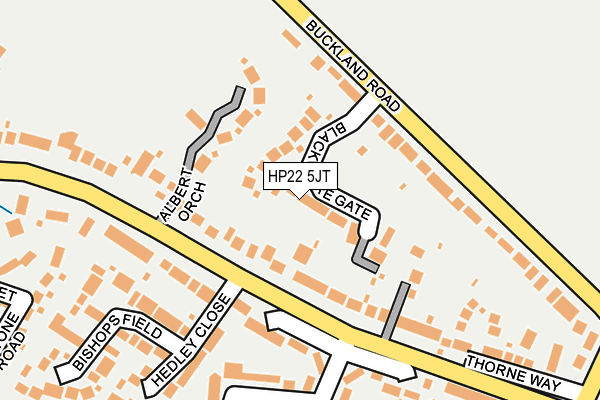 HP22 5JT map - OS OpenMap – Local (Ordnance Survey)