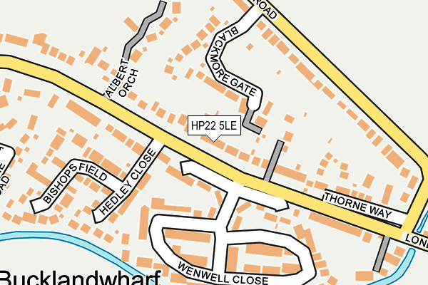 HP22 5LE map - OS OpenMap – Local (Ordnance Survey)