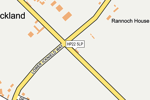 HP22 5LP map - OS OpenMap – Local (Ordnance Survey)