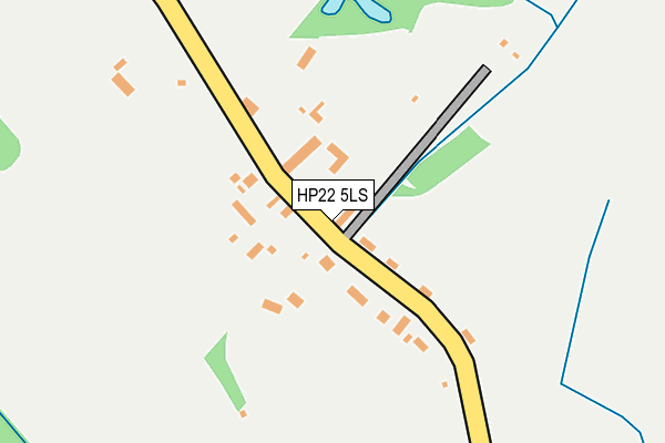HP22 5LS map - OS OpenMap – Local (Ordnance Survey)