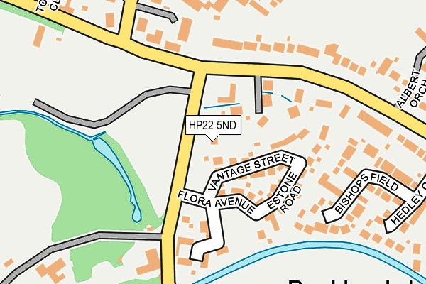 HP22 5ND map - OS OpenMap – Local (Ordnance Survey)