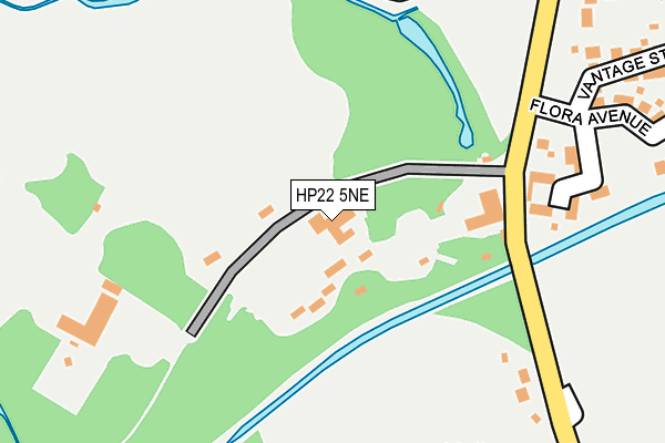 HP22 5NE map - OS OpenMap – Local (Ordnance Survey)