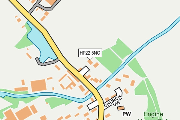HP22 5NG map - OS OpenMap – Local (Ordnance Survey)