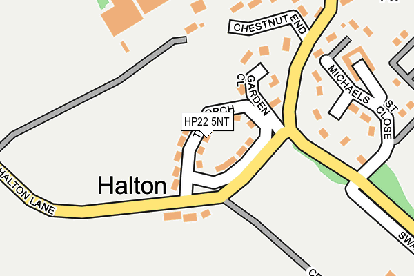 HP22 5NT map - OS OpenMap – Local (Ordnance Survey)