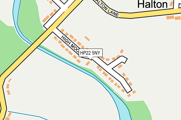 HP22 5NY map - OS OpenMap – Local (Ordnance Survey)