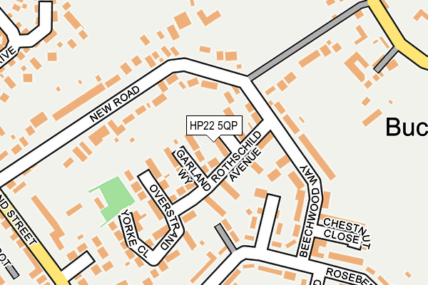 HP22 5QP map - OS OpenMap – Local (Ordnance Survey)