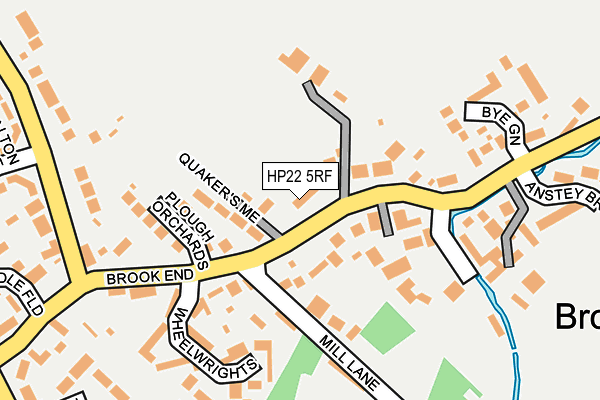 HP22 5RF map - OS OpenMap – Local (Ordnance Survey)