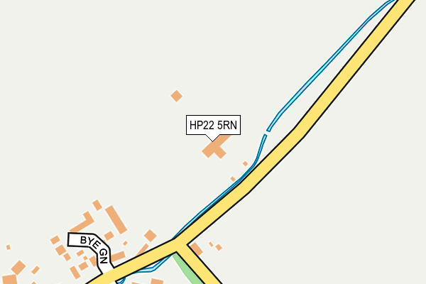 HP22 5RN map - OS OpenMap – Local (Ordnance Survey)