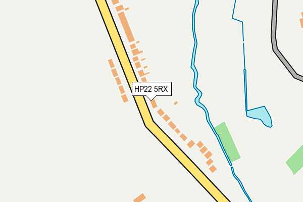 HP22 5RX map - OS OpenMap – Local (Ordnance Survey)