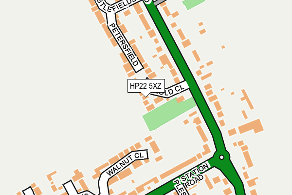 HP22 5XZ map - OS OpenMap – Local (Ordnance Survey)