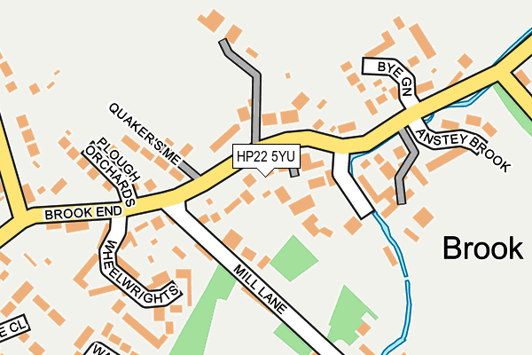 HP22 5YU map - OS OpenMap – Local (Ordnance Survey)