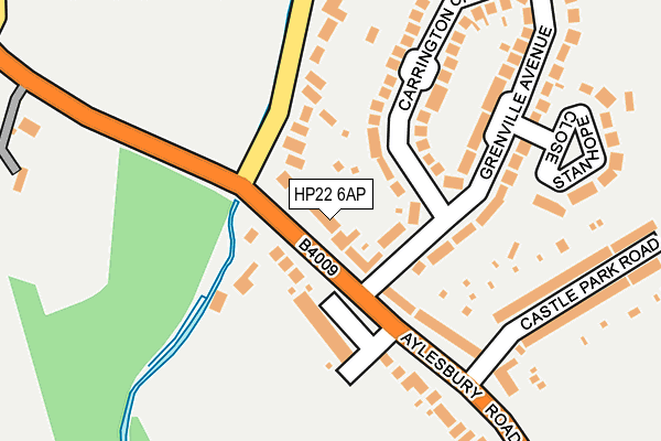 HP22 6AP map - OS OpenMap – Local (Ordnance Survey)