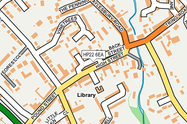 Map of WENDOVER LETTINGS LIMITED at local scale
