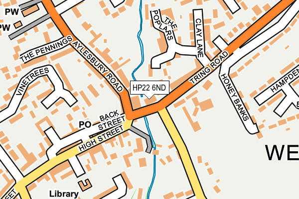 HP22 6ND map - OS OpenMap – Local (Ordnance Survey)