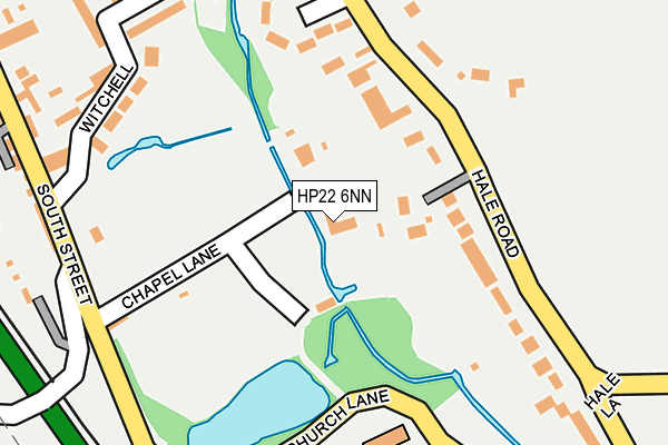 HP22 6NN map - OS OpenMap – Local (Ordnance Survey)