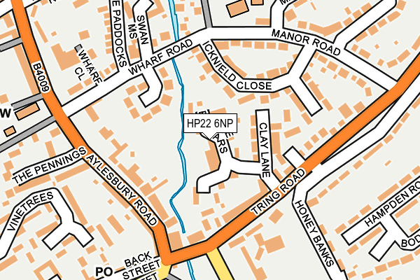 HP22 6NP map - OS OpenMap – Local (Ordnance Survey)
