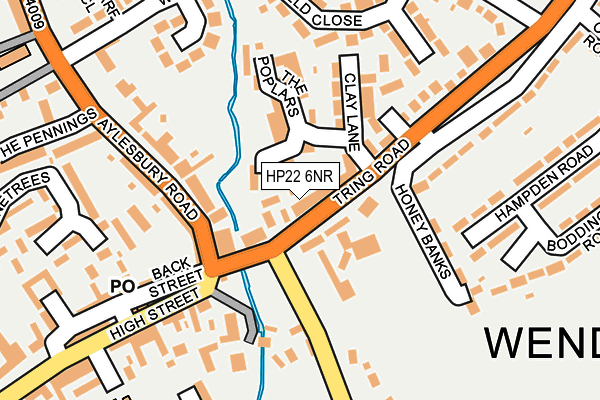 HP22 6NR map - OS OpenMap – Local (Ordnance Survey)