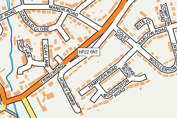 HP22 6NT map - OS OpenMap – Local (Ordnance Survey)