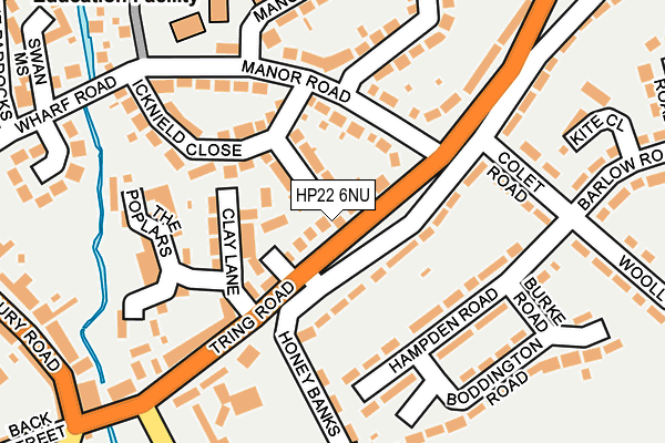 HP22 6NU map - OS OpenMap – Local (Ordnance Survey)