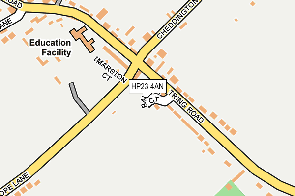 HP23 4AN map - OS OpenMap – Local (Ordnance Survey)