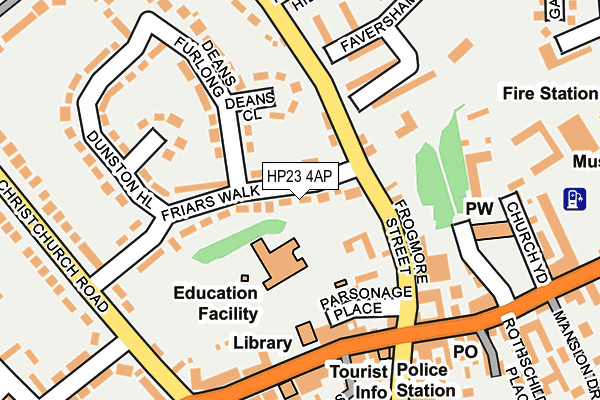 HP23 4AP map - OS OpenMap – Local (Ordnance Survey)