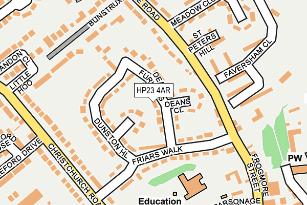 HP23 4AR map - OS OpenMap – Local (Ordnance Survey)