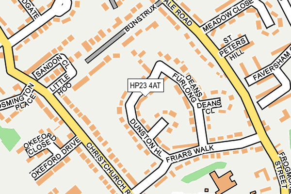 HP23 4AT map - OS OpenMap – Local (Ordnance Survey)