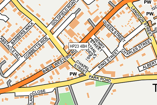 HP23 4BH map - OS OpenMap – Local (Ordnance Survey)
