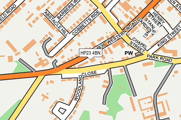 HP23 4BN map - OS OpenMap – Local (Ordnance Survey)
