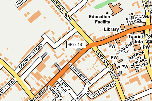 HP23 4BT map - OS OpenMap – Local (Ordnance Survey)