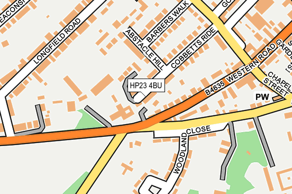 HP23 4BU map - OS OpenMap – Local (Ordnance Survey)