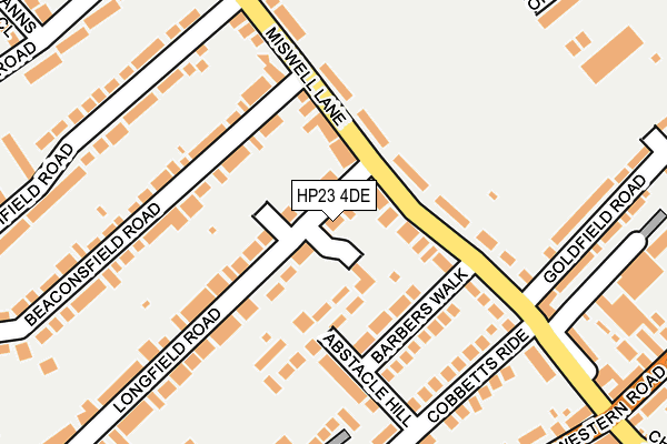 HP23 4DE map - OS OpenMap – Local (Ordnance Survey)