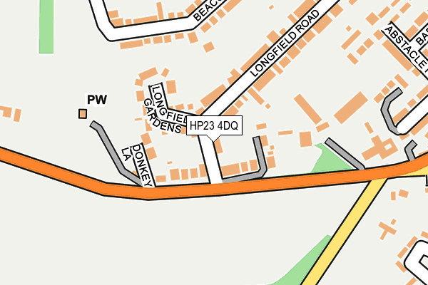 HP23 4DQ map - OS OpenMap – Local (Ordnance Survey)