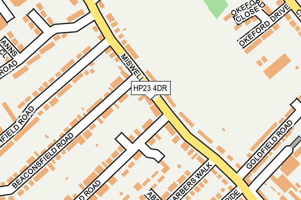 HP23 4DR map - OS OpenMap – Local (Ordnance Survey)