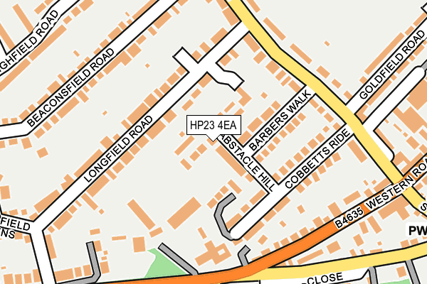 HP23 4EA map - OS OpenMap – Local (Ordnance Survey)