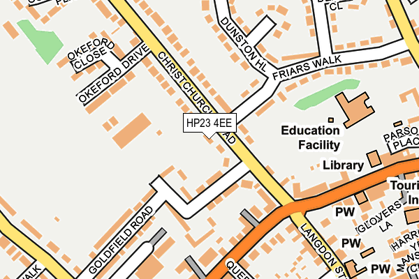 HP23 4EE map - OS OpenMap – Local (Ordnance Survey)