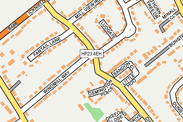 HP23 4EH map - OS OpenMap – Local (Ordnance Survey)