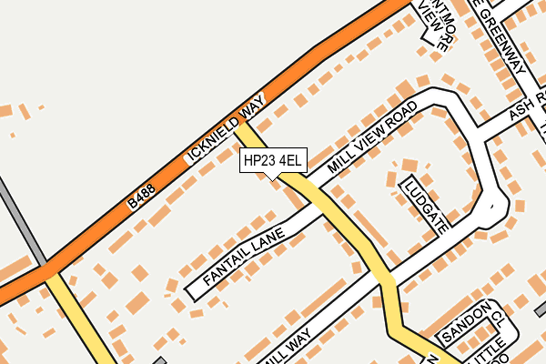 HP23 4EL map - OS OpenMap – Local (Ordnance Survey)