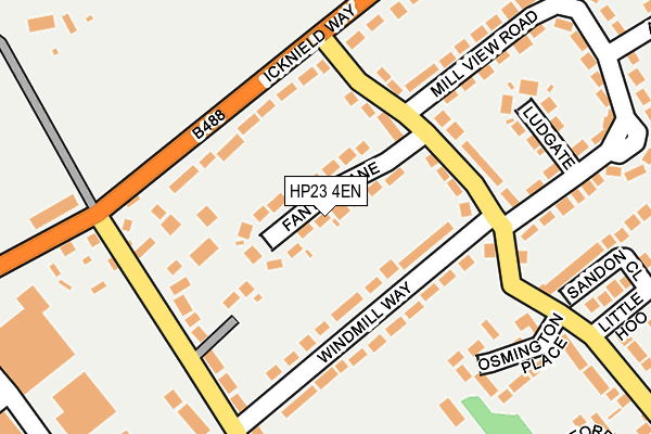 HP23 4EN map - OS OpenMap – Local (Ordnance Survey)