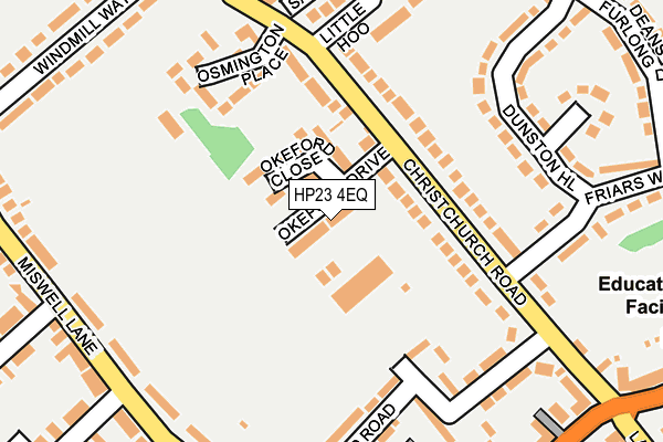 HP23 4EQ map - OS OpenMap – Local (Ordnance Survey)