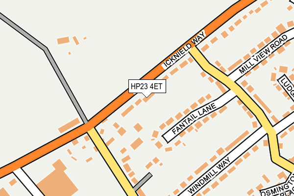 HP23 4ET map - OS OpenMap – Local (Ordnance Survey)