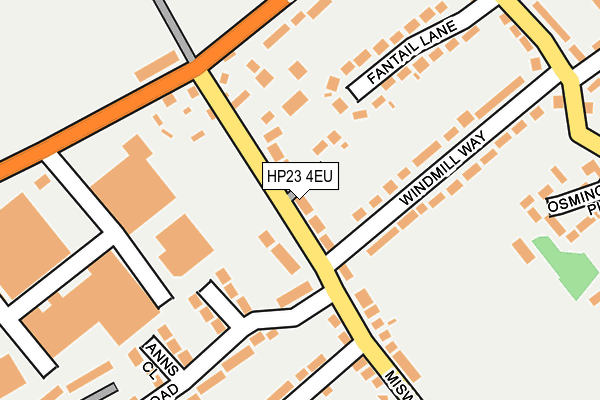 HP23 4EU map - OS OpenMap – Local (Ordnance Survey)