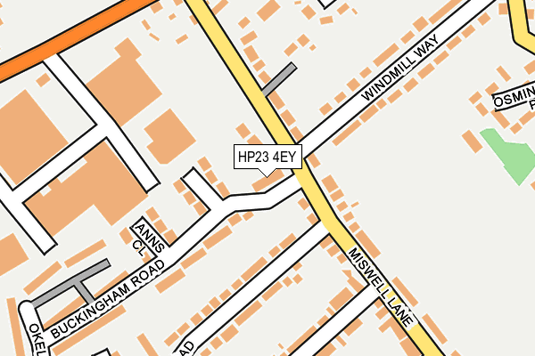 HP23 4EY map - OS OpenMap – Local (Ordnance Survey)
