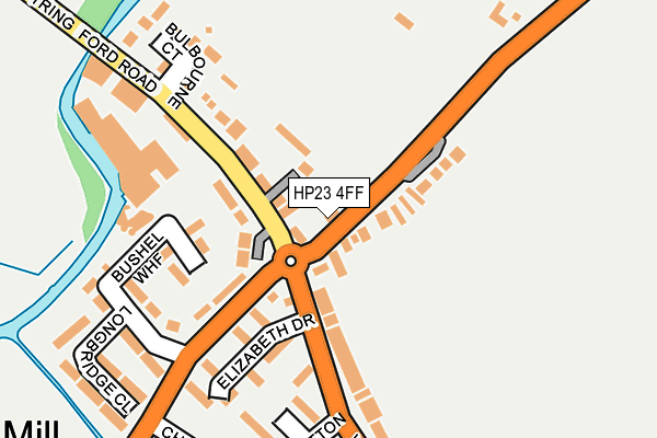 HP23 4FF map - OS OpenMap – Local (Ordnance Survey)