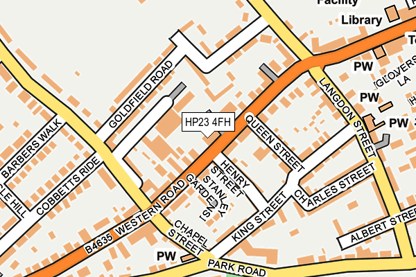 HP23 4FH map - OS OpenMap – Local (Ordnance Survey)